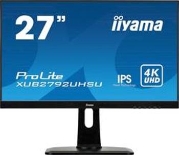 LED monitor Iiyama Prolite XUB2792UHSU, 68.6 cm (27 palec),3840 x 2160 Pixel 4 ms, IPS LED DVI, HDMI™, DisplayPort, USB 3.2 Gen 1 (USB 3.0), na sluchá