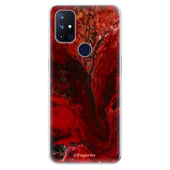 Odolné silikonové pouzdro iSaprio - RedMarble 17 - OnePlus Nord N10 5G