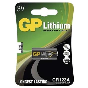 GP Lithium CR123A 1ks 1022000111