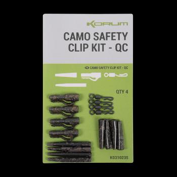 Korum závěsky camo safety clip kit qc 4 ks