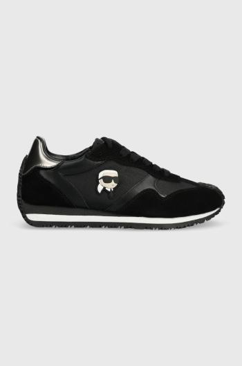 Sneakers boty Karl Lagerfeld VELOCETTE černá barva, KL63930N