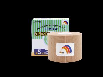 Temtex Kinesio tape Classic, béžová tejpovací páska 5 cm x 5 m