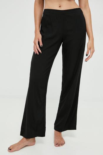 Pyžamové kalhoty Calvin Klein Underwear dámské, černá barva