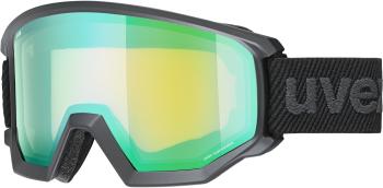 Uvex athletic FM - black mat/mirror green lasergold lite (S2) uni