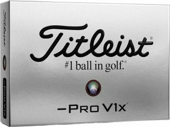 Titleist Pro V1x 2023 White Left Dash Left Dash Golfové míčky