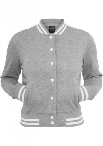 Urban Classics Ladies College Sweatjacket grey - L