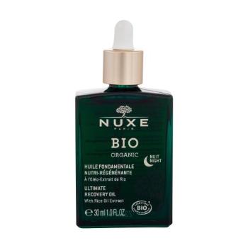NUXE Bio Organic Ultimate Night Recovery Oil 30 ml pleťové sérum pro ženy na rozjasnění pleti; výživa a regenerace pleti