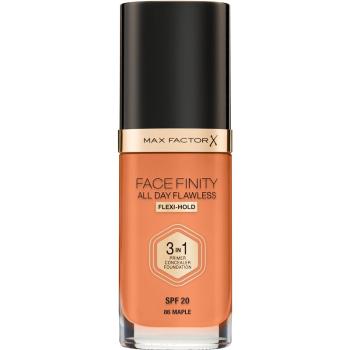 Max Factor Facefinity All Day Flawless dlouhotrvající make-up SPF 20 odstín 86 Maple 30 ml