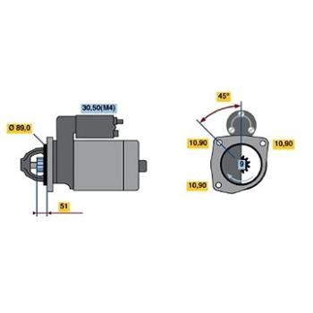 BOSCH Olejový filtr 0 451 103 355 (0451103355)