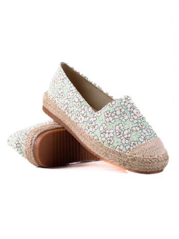 ZELENÉ KVĚTOVANÉ ESPADRILKY OM54142-2GR Velikost: 37