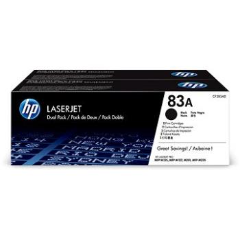 HP CF283AD č. 83AD Dual Pack černý 2ks originální (CF283AD)