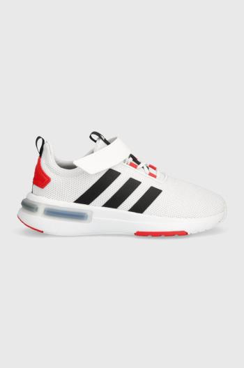 Dětské sneakers boty adidas RACER TR23 EL K bílá barva