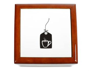 Dřevěná krabička Tea bag