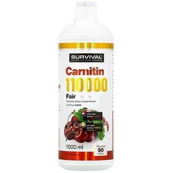 Survival Carnitin 110000 Fair Power 1000 ml višeň (8594056370832)