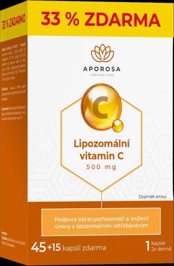 Aporosa Lipozomální vitamin C 500 mg 60 kapslí