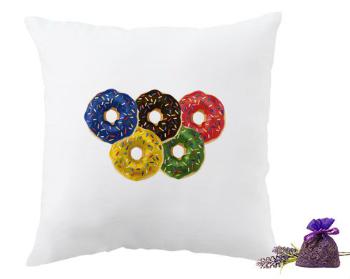 Levandulový polštář Donut olympics