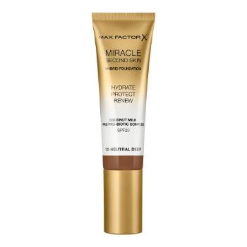Max Factor Miracle Second Skin SPF20 30 ml make-up pro ženy 12 Neutral Deep