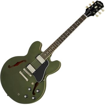 Epiphone ES-335 Olive Drab Green Semiakustická kytara