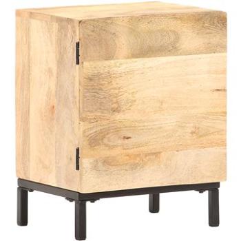 Noční stolek 40 x 30 x 51 cm masivní mangovníkové dřevo (320225)