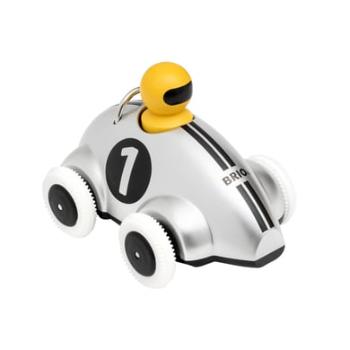 BRIO Push and Go závodní auto stříbrné vydání 30232