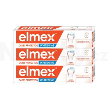 Elmex Caries Protection Whitening zubní pasta 3×75 ml