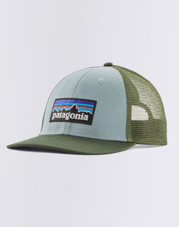 Patagonia P-6 Logo LoPro Trucker Hat Thermal Blue