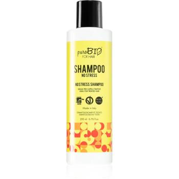 puroBIO Cosmetics No Stress posilující šampon 200 ml