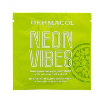 Dermacol Neon Vibes Moisturizing Peel-Off Mask 8 ml pleťová maska na všechny typy pleti; na rozjasnění pleti; zpevnění a lifting pleti