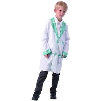 Šaty na karneval - doktor,  130 - 140  cm (8590756093743)