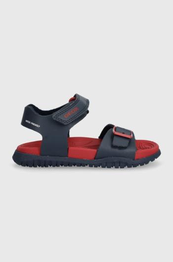 Dětské sandály Geox SANDAL FUSBETTO tmavomodrá barva