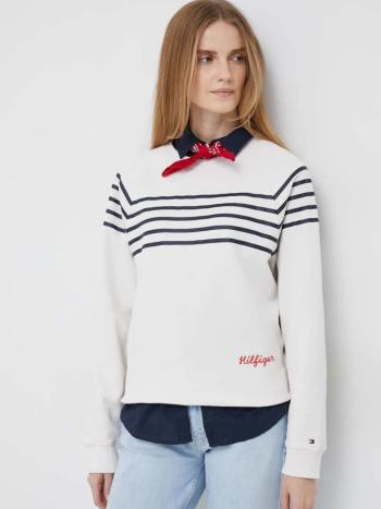 Tommy Hilfiger dámská krémová mikina - S (03M)