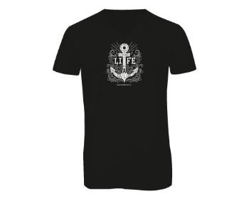 Pánské triko s výstřihem do V As a sailor