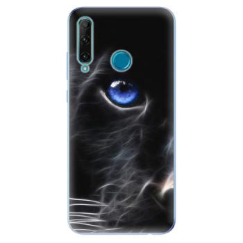 Odolné silikonové pouzdro iSaprio - Black Puma - Honor 20e