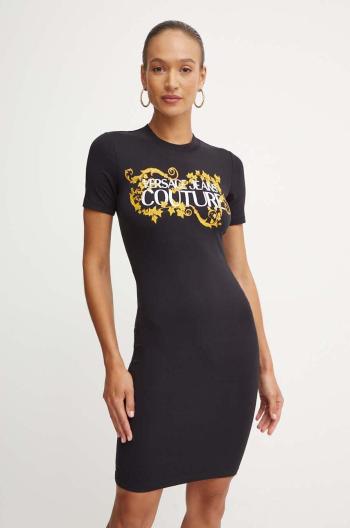 Šaty Versace Jeans Couture černá barva, mini, 77HAOE05 CJ02E