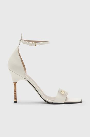 Kožené sandály AllSaints Betty Sandal béžová barva, WF709Z