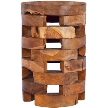 Noční stolek 30 × 30 × 45 cm masivní teakové dřevo (288808)
