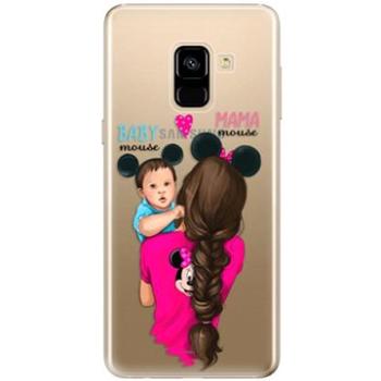 iSaprio Mama Mouse Brunette and Boy pro Samsung Galaxy A8 2018 (mmbruboy-TPU2-A8-2018)