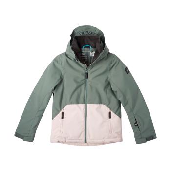 O'Neill ADELITE JACKET Dívčí lyžařská/snowboardová bunda, tmavě zelená, velikost 128