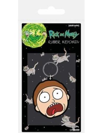Klíčenka gumová Rick and Morty/Morty face