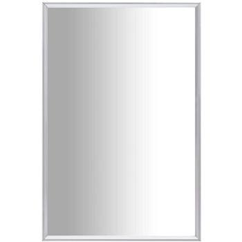 Zrcadlo stříbrné 60 x 40 cm (322731)