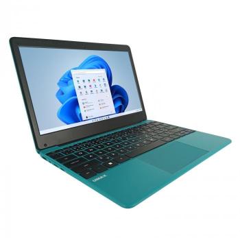UMAX NTB VisionBook 12WRx Turquoise - 11, 6" IPS HD 1366x768, Celeron N4020@1, 1 GHz, 4GB, 128GBeMMC, Intel UHD, W11P, Modro-zel