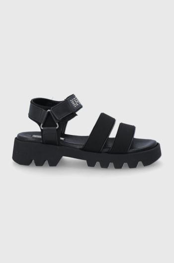 Sandály Karl Lagerfeld Terra Firma dámské, černá barva, na platformě