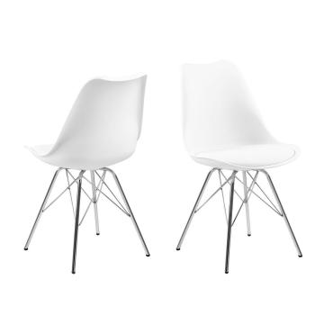 Sada 4 ks − Židle Eris – bílá