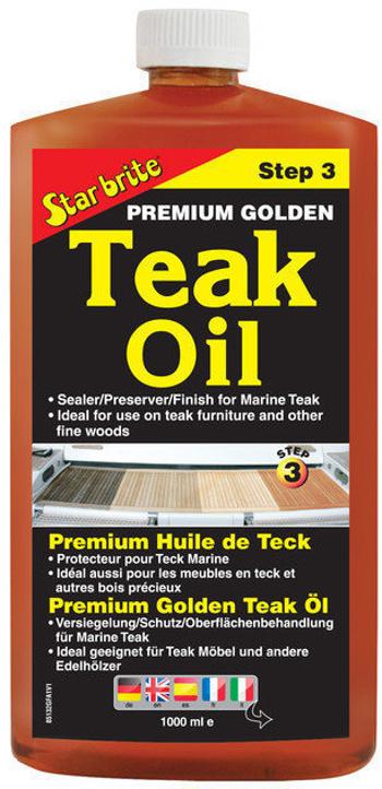 Star Brite Premium Golden Teak Oil 950 ml Lodní teakový olej, čistič teaku