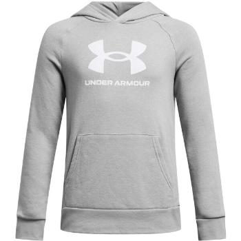 Under Armour RIVAL Chlapecká mikina, šedá, velikost