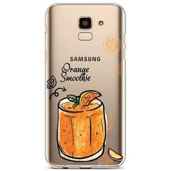 TopQ Samsung J6 silikon Orange Smoothie 37925 (Sun-37925)