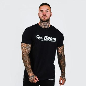 Tričko Make Muscles Black XL - GymBeam