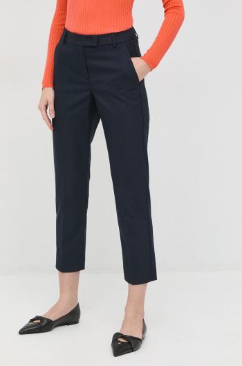 Kalhoty MAX&Co. dámské, tmavomodrá barva, fason cargo, high waist