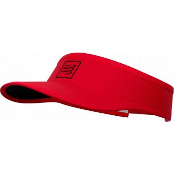 Compressport VISOR Běžecký kšilt, červená, velikost UNI