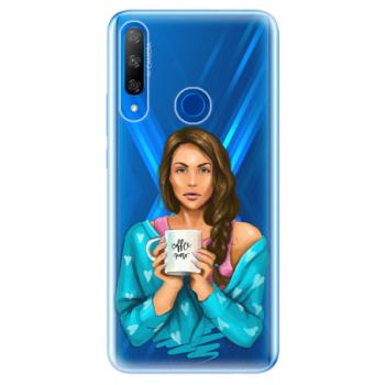 Odolné silikonové pouzdro iSaprio - Coffe Now - Brunette - Huawei Honor 9X